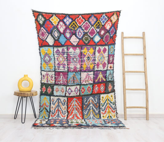 Tilelli Moroccan Rug 4'3" x 7'7" - Wavlynn