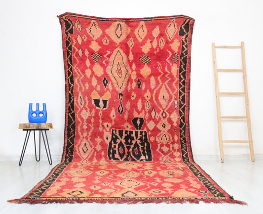 Damia Vintage Moroccan Rug  5'4" x 11'5" - Wavlynn