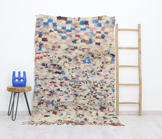 Almas Moroccan Rug 4'1" x 6'3" - Wavlynn