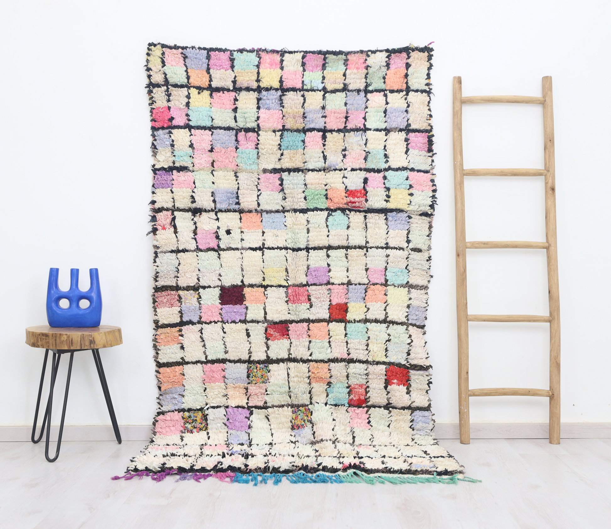 Tiddukla Moroccan Rug 3'8" x 6'7" - Wavlynn