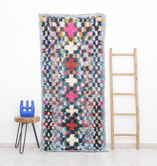 Asirem Moroccan Rug 2'9" x 6'9" - Wavlynn