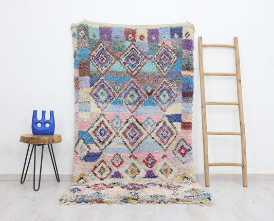 Abrid Moroccan Rug 3'9" x 7'3" - Wavlynn