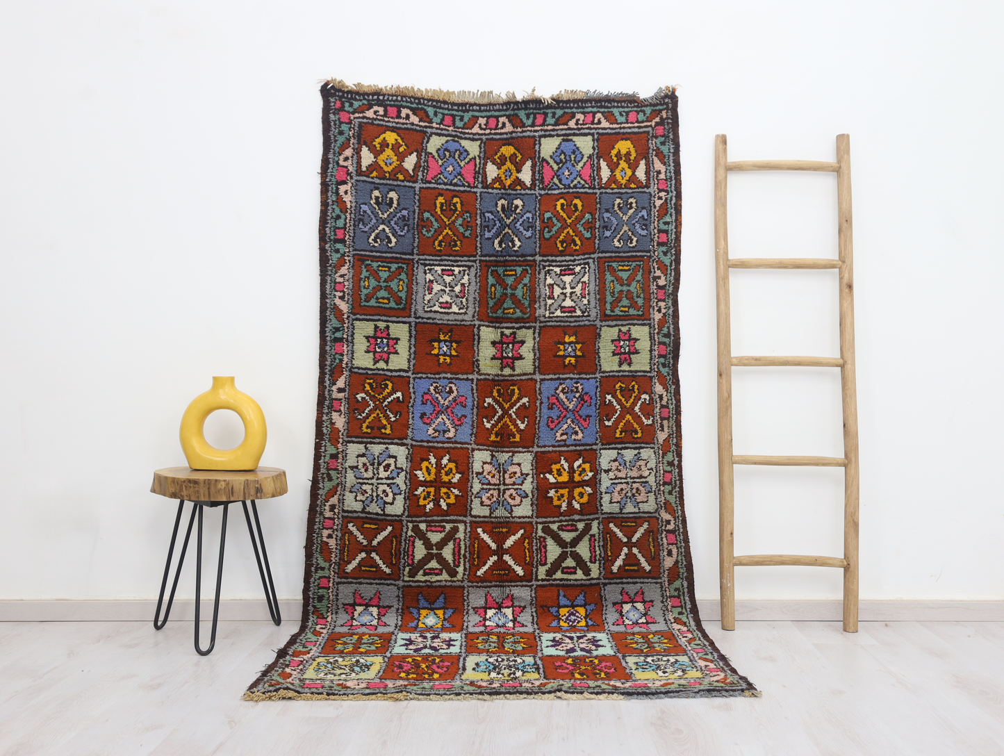 Aslay  Moroccan Rug 3'6" x 7'3" - Wavlynn