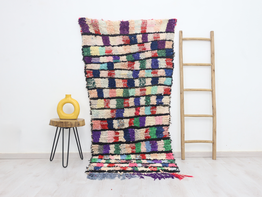 Tazallit Moroccan Rug 3'4" x 7'0" - Wavlynn