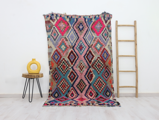 Tafukt Moroccan Rug 4'1" x 6'8" - Wavlynn