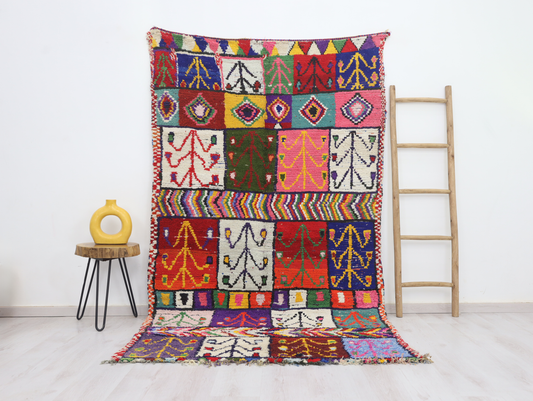 Taslit Moroccan Rug 5'0" x 8'6" - Wavlynn