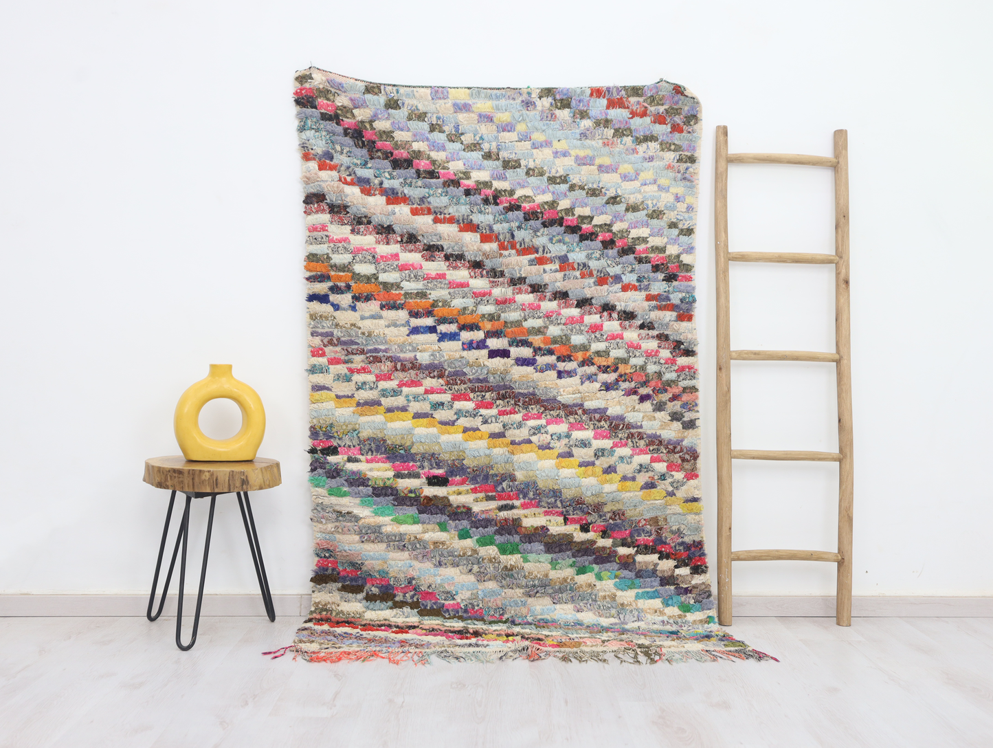 Amastan Moroccan Rug 3'9" x 6'2" - Wavlynn