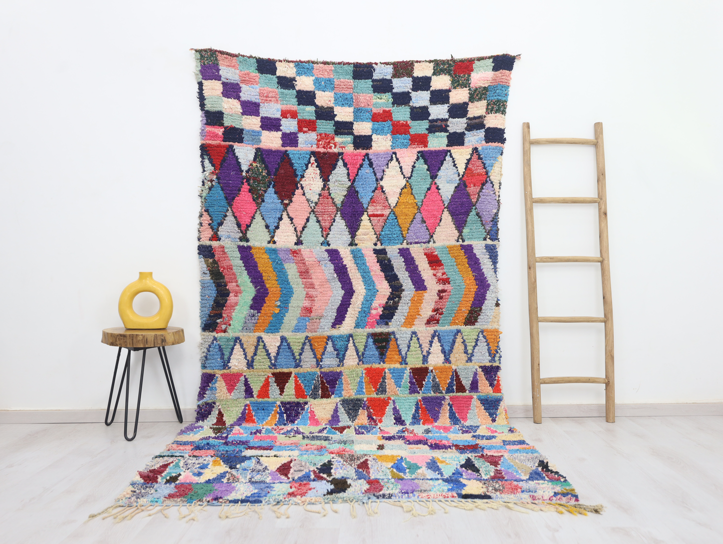 Tifinagh Moroccan Rug 5'0" x 9'1" - Wavlynn