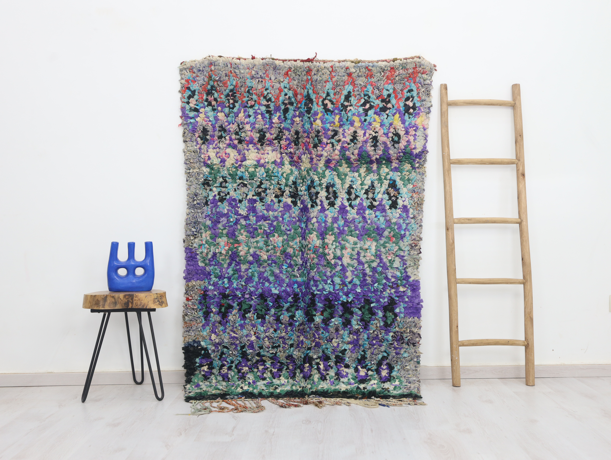 Asirem Moroccan Rug 4'1" x 6'1" - Wavlynn