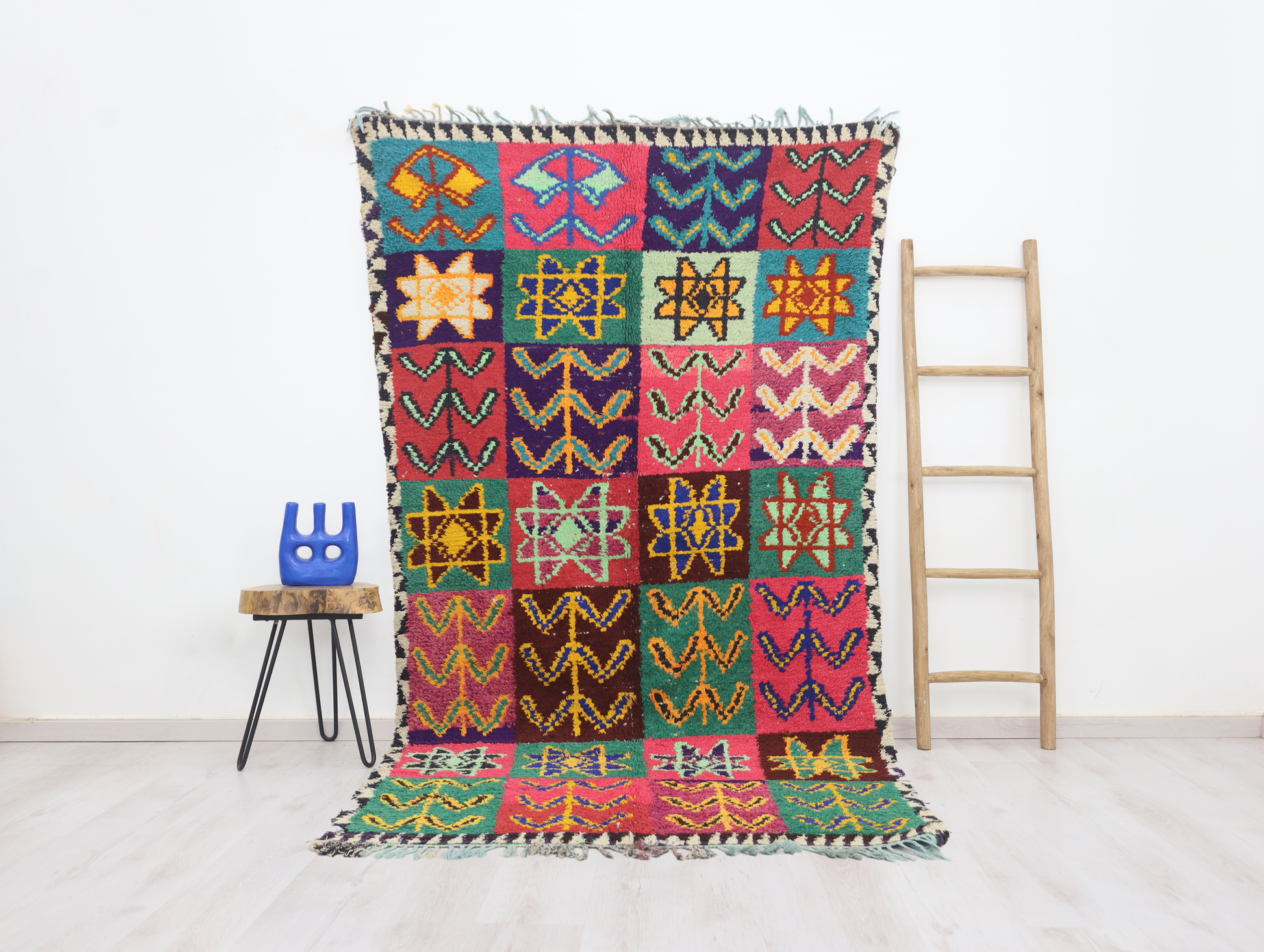 Tawada Moroccan Rug 4'4" x 8'6" - Wavlynn