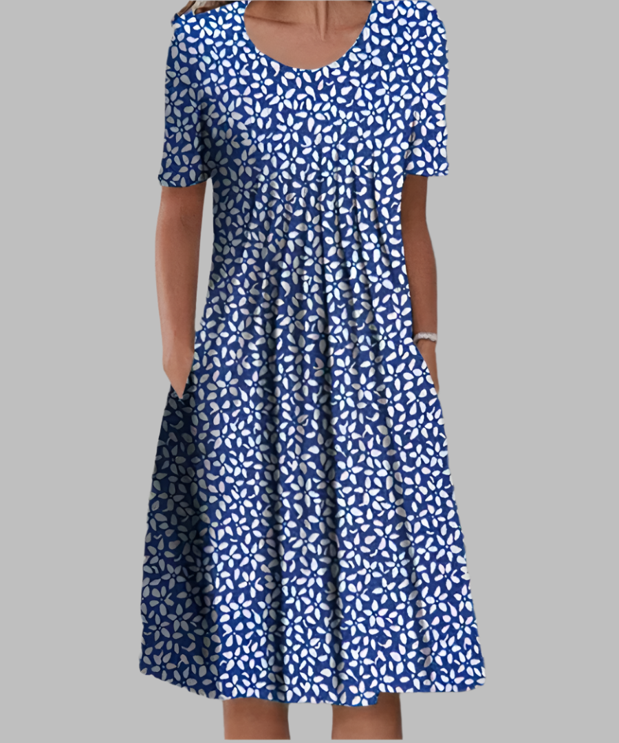 Tina elegant midi dress flattering silhouette breathable fabric timeless style for every occasion