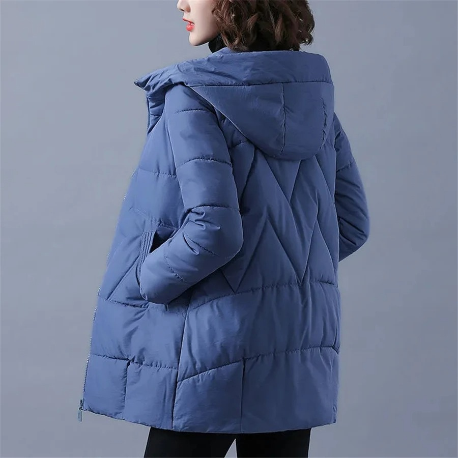 Women's Chloe cozy hooded winter jacket warm sleek silhouette cold-weather everyday style