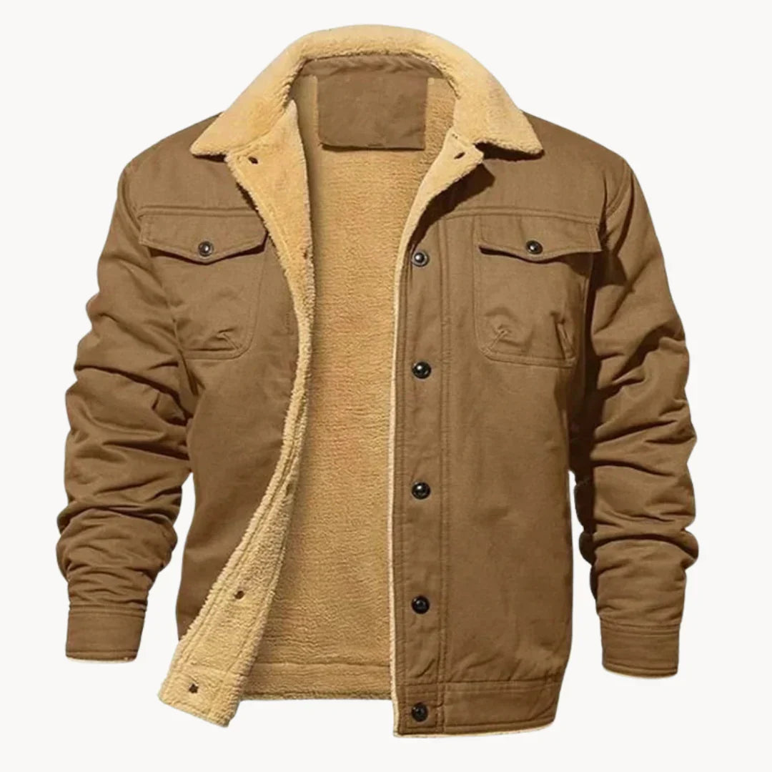 Men's dark bomber jacket modern slim fit with ribbed cuffs and premium insulated lining