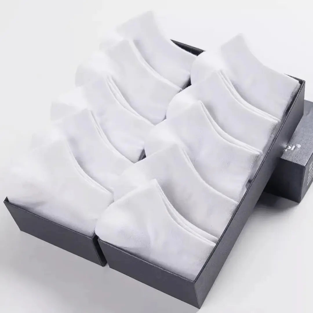 Men's no-show socks 5-pack ultra-thin breathable hidden low-cut profile everyday comfort fit