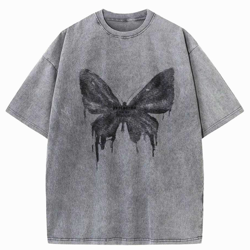 Ryker oversized acid wash t-shirt in heavyweight 240g cotton with edgy one-of-a-kind flair