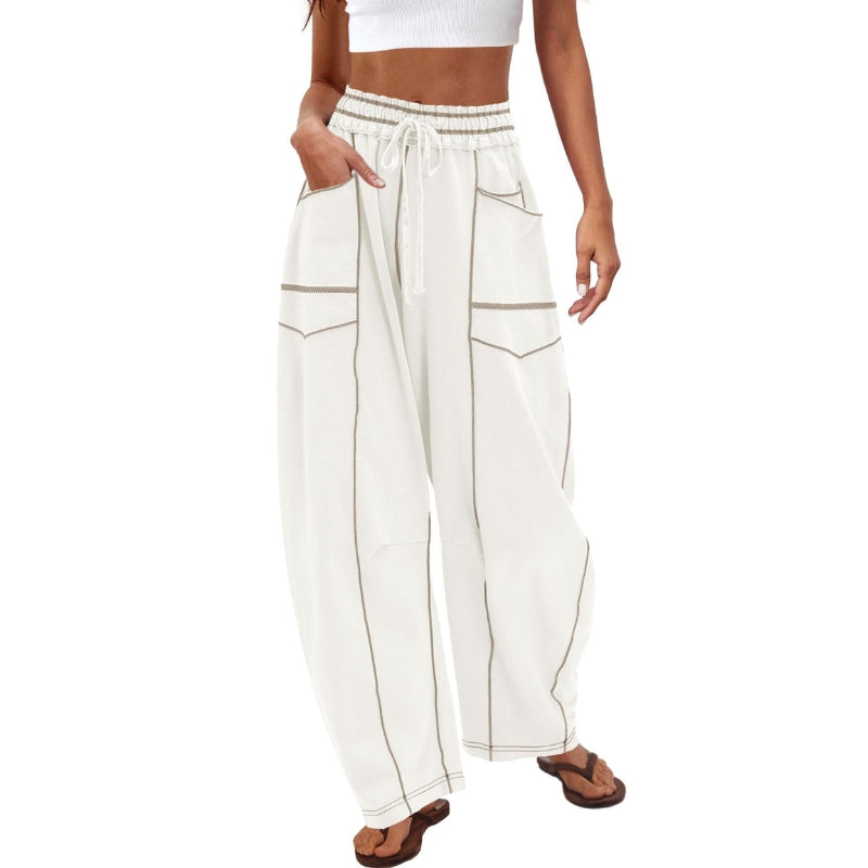 Vera Côte barrel sweatpants high-rise wide leg unisex lounge pants soft breathable fabric