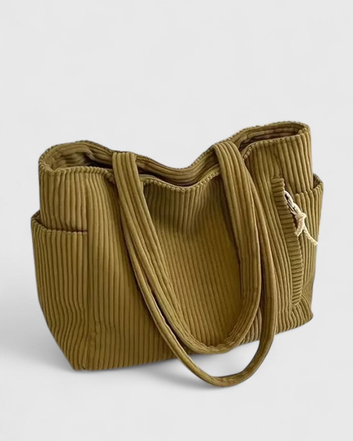 Alva neutral-tone everyday tote bag with spacious design and minimalist casual style