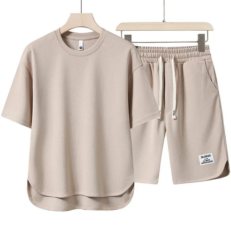 Kensington 1995 oversized two-piece t-shirt and shorts set, lightweight casual warm-weather matching outfit