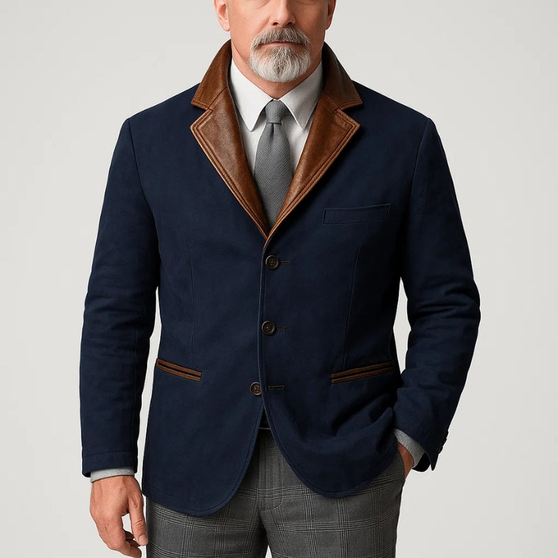 Halden Ridge olive heavyweight cotton hunting coat with structured cut and utility pockets
