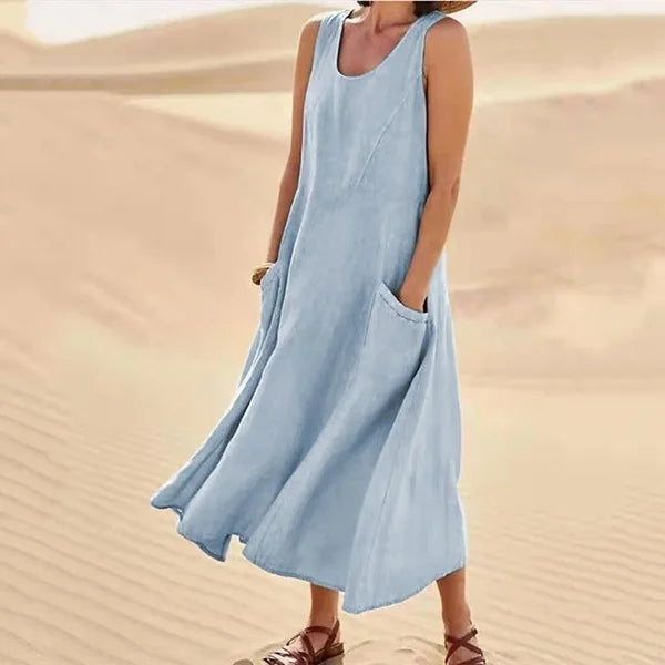 Jenny everyday dress in a flattering silhouette with light comfortable fit for all-day wear