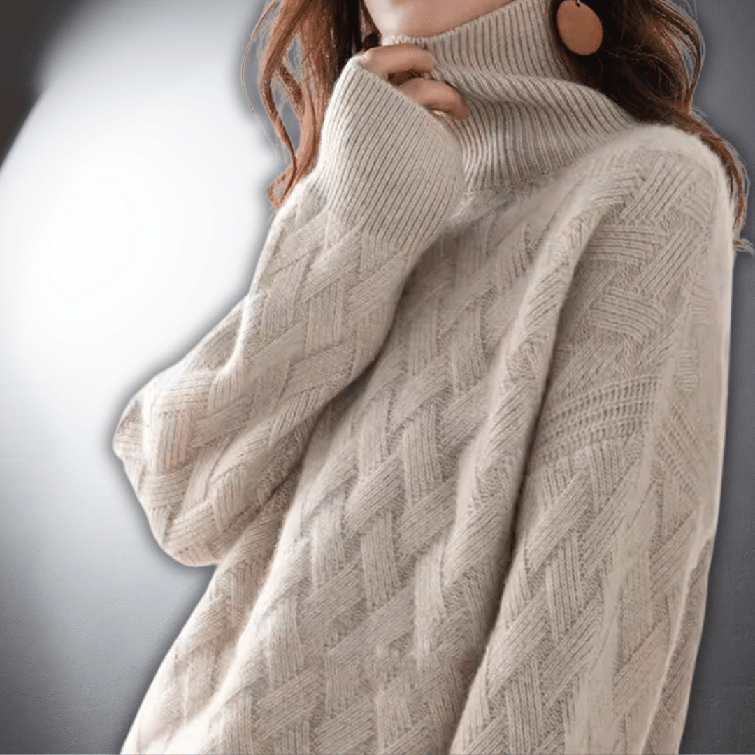 Montelle oversized sweater luxurious soft knit relaxed fit cozy elegant style for women