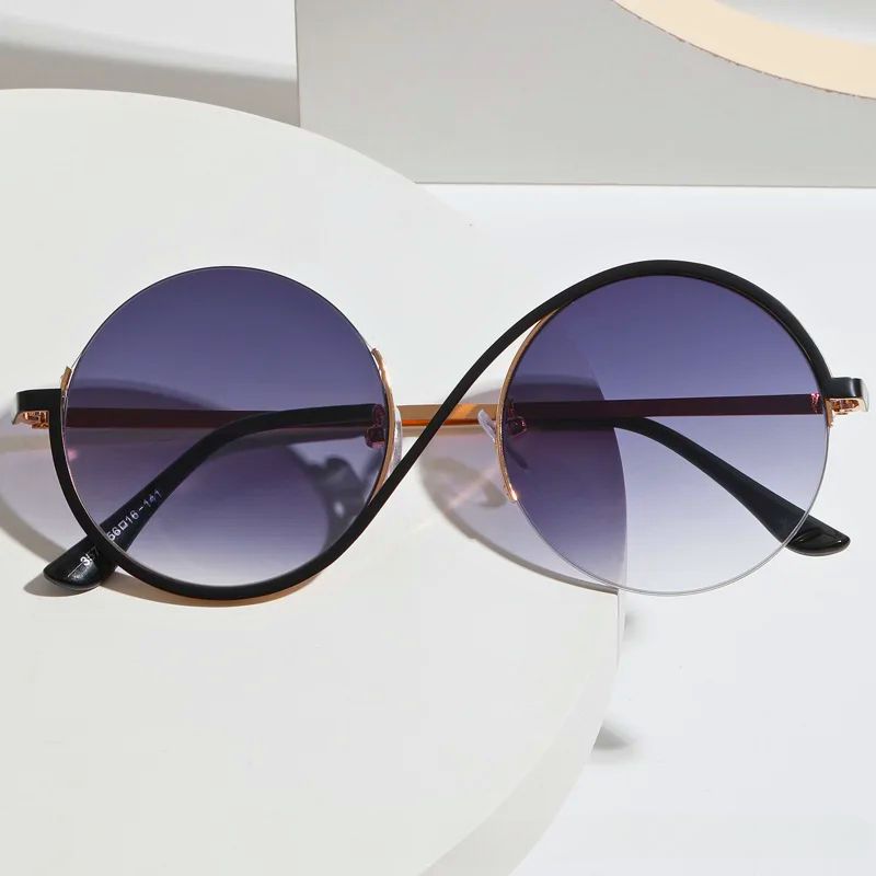 Dario Mare curved sunglasses with full UV protection and pressure-free lightweight frame design