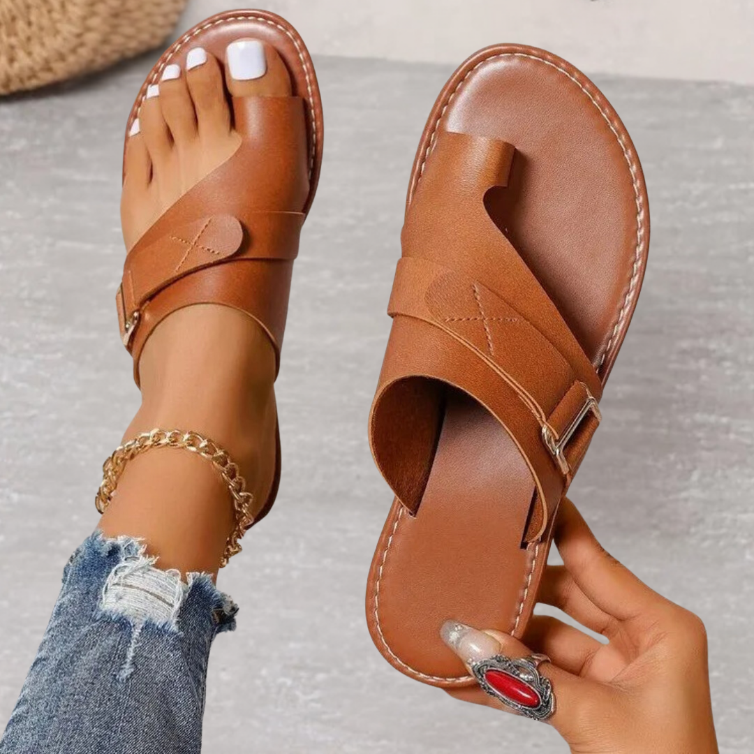 Women's comfort cushioned sandals with elegant feminine design and superior comfort support