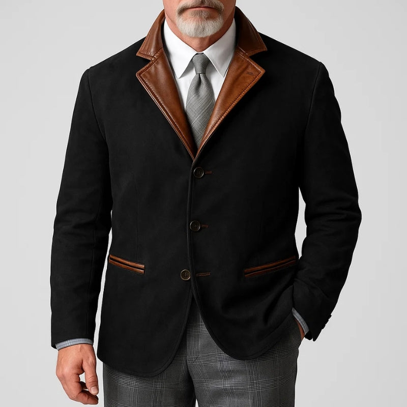 Olive green heavyweight cotton hunting ridge coat with structured cut and utility pockets
