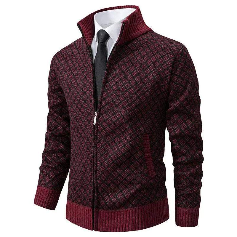 Pierre™ sophisticated men's jacket elegant slim fit versatile dark formal casual tailored blazer