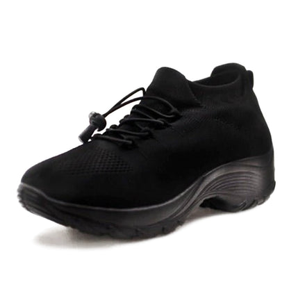Women's orthopedic slip-on shoes in neutral tones with cushioned sole and ergonomic supportive fit