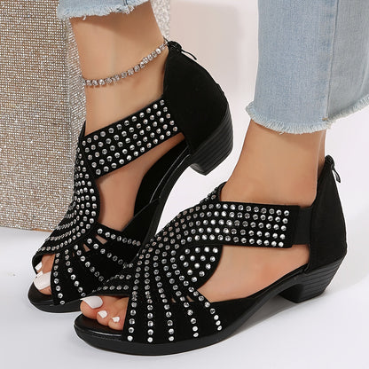 Women's adjustable sandals with shimmer detailing, cushioned sole, effortless elegant style