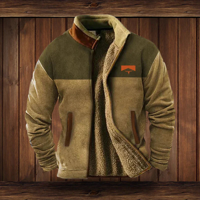 Men's color-block outdoor vest sleeveless quilted insulated hiking layering piece
