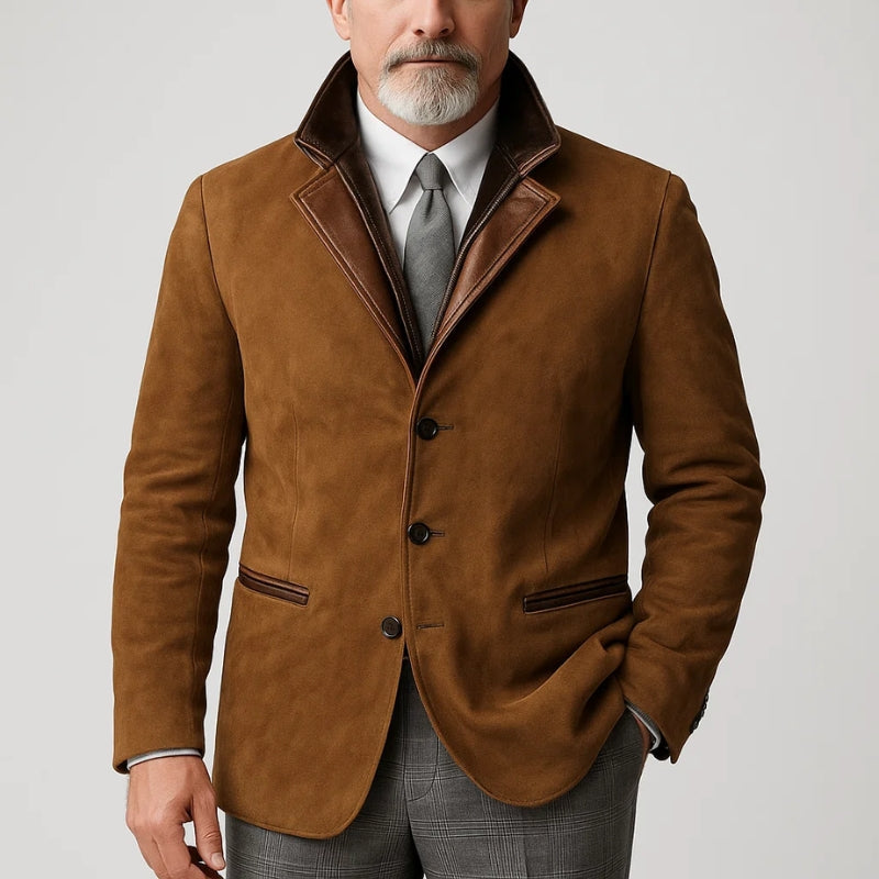 Olive green heavyweight cotton hunting heritage ridge coat with structured cut and utility pockets