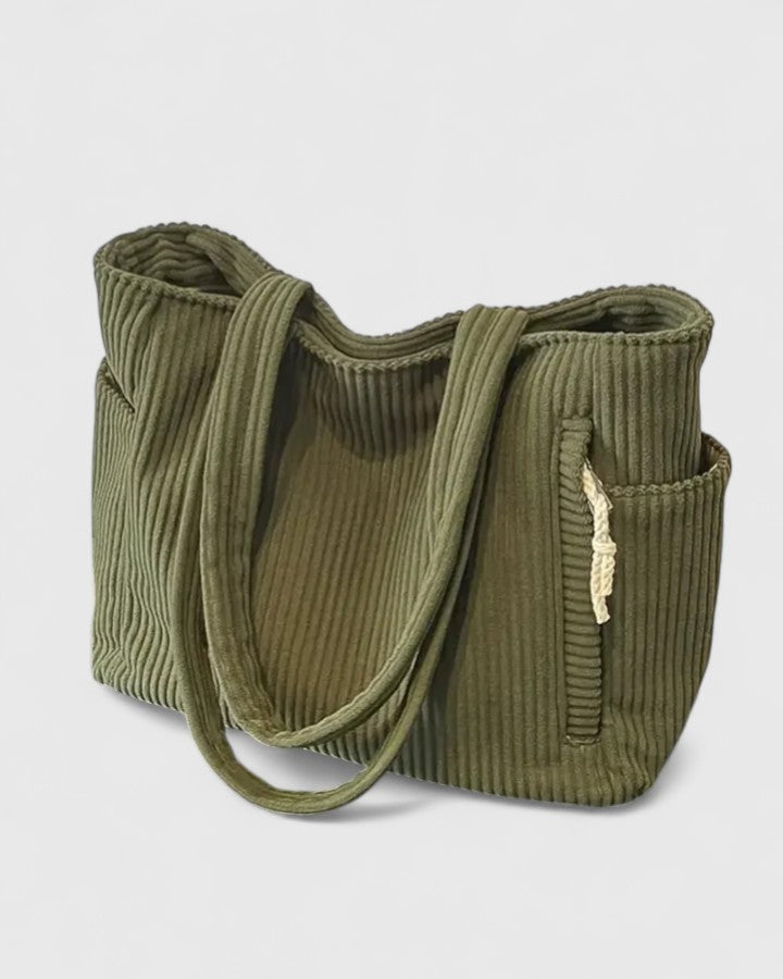 Alva™ tan canvas everyday tote bag with minimalist design and spacious casual silhouette