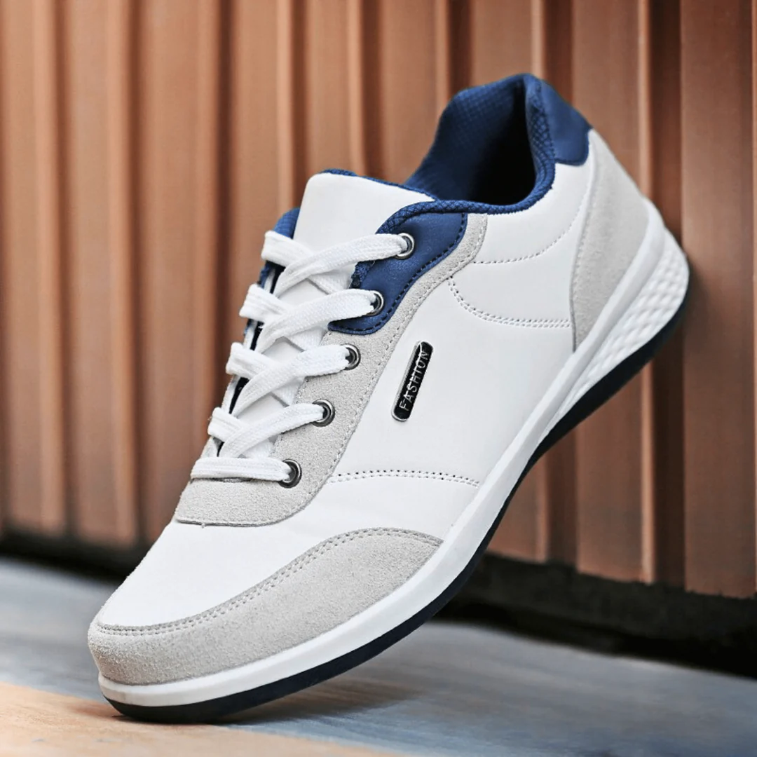 Bryson breathable sneakers in leather with shock-absorbing sole and non-slip water-resistant design