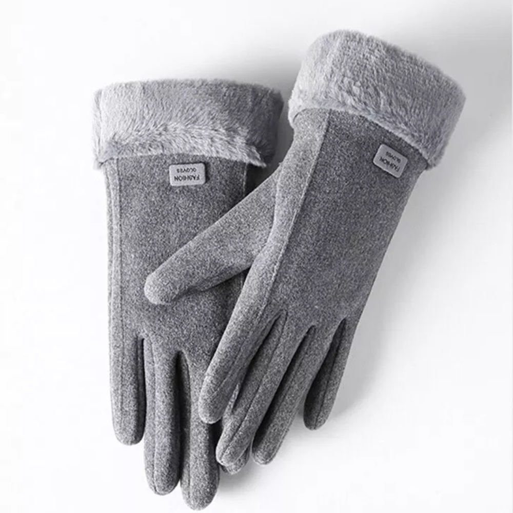 Emma Cozy Windproof Gloves For Cold Weather With Sensitive Touchscreen Compatibility And Plush Lining