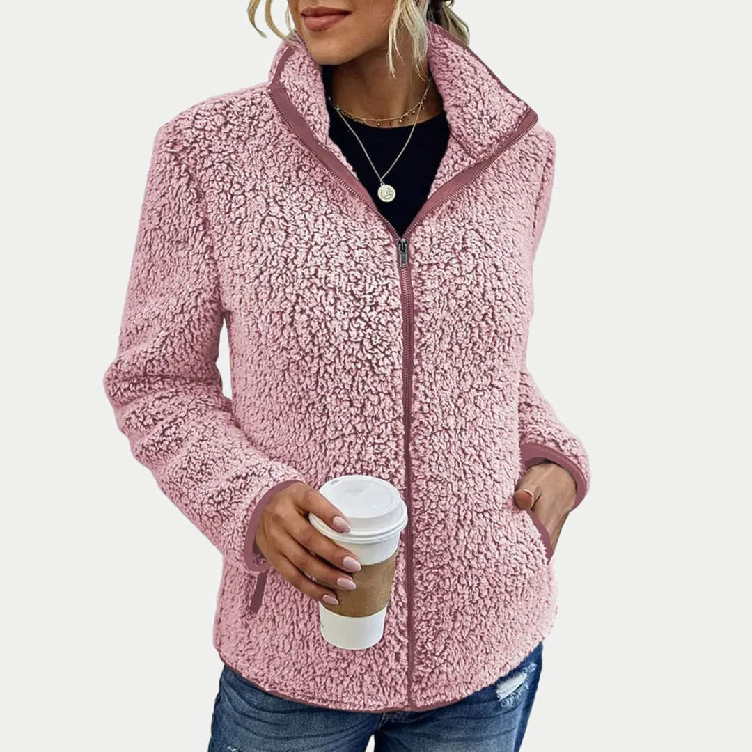 Marsha elegant casual jacket soft warm relaxed flattering fit stylish everyday outerwear