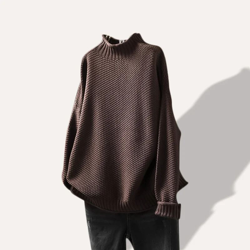 Cloévie unisex cozy knit sweater soft casual fit high-quality knitwear for work or weekend