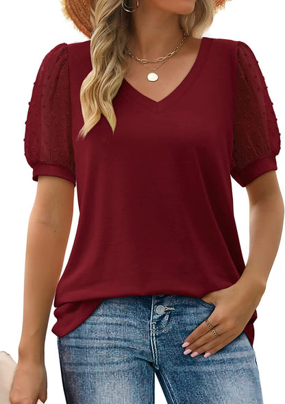 Elegant white V-neck top with flattering cut and timeless sophisticated design for women