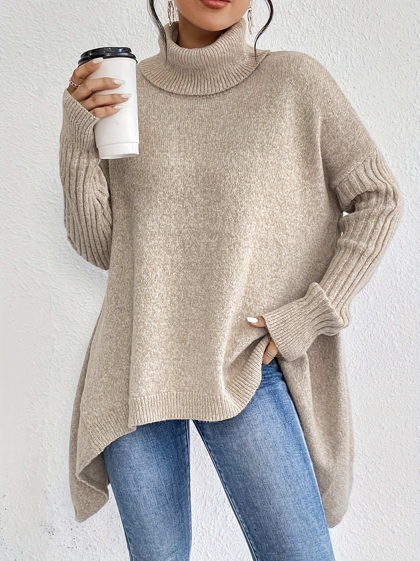 Alessia cozy knit sweater relaxed silhouette soft breathable fabric perfect for layering