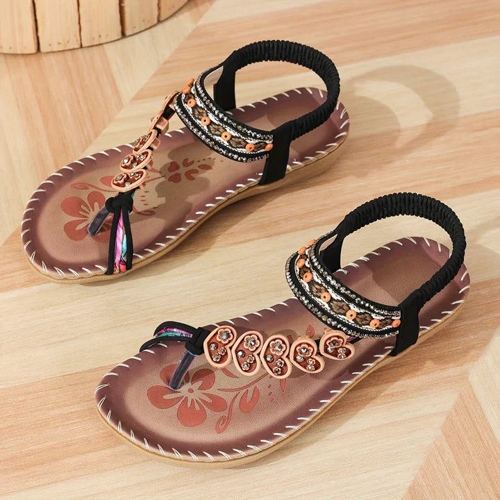 Women's cushioned comfort sandals with comfort support, elegant silhouette, and lasting comfort design
