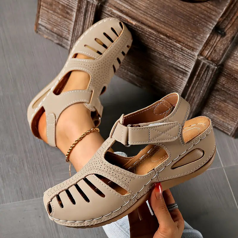 Tatum women's minimalist sandals in neutral tones with cushioned sole and sleek silhouette