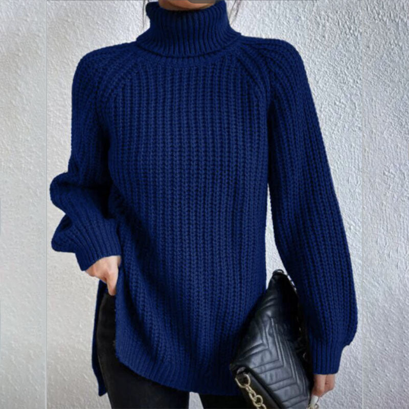 Wavlynn unisex thick wool turtleneck sweater cozy winter knit warm essential cold days
