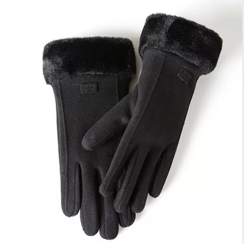 Emma Cozy Windproof Gloves For Cold Weather With Sensitive Touchscreen Compatibility And Plush Lining