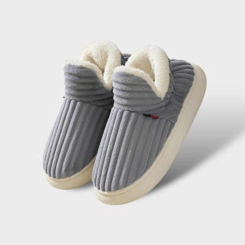 CloudCush ultra-cozy plush slippers with cloud-soft cushioning for ultimate indoor warmth