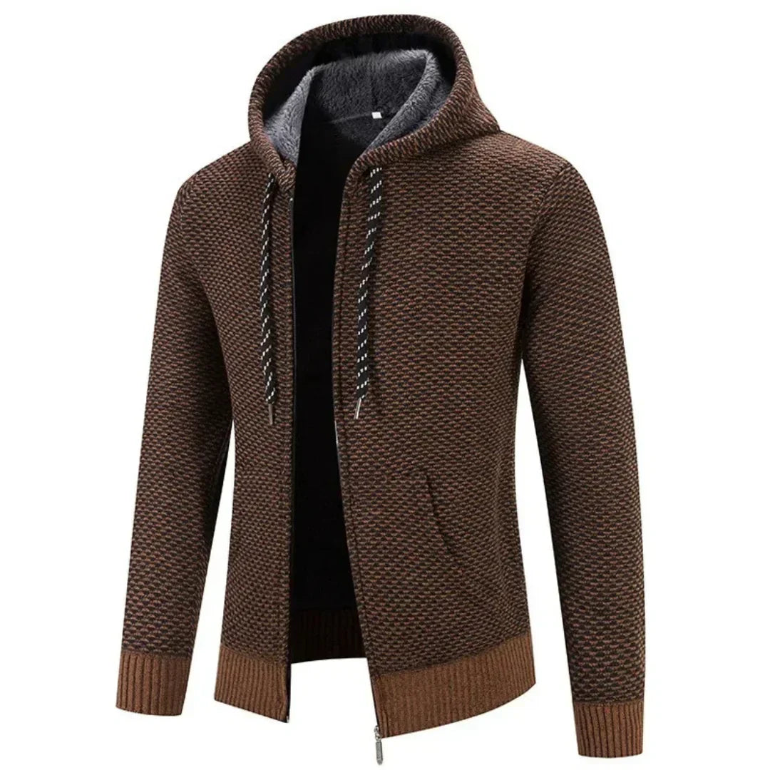 Bellatore slim fit knit vest neutral tone men's sleeveless sweater with refined soft lining