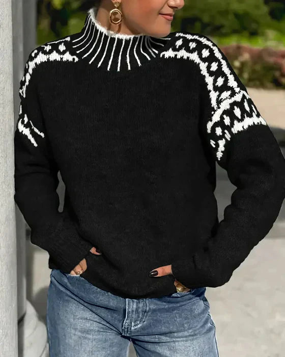 Nellie™ women's winter sweater in cozy plush fabric with relaxed flattering silhouette for layering