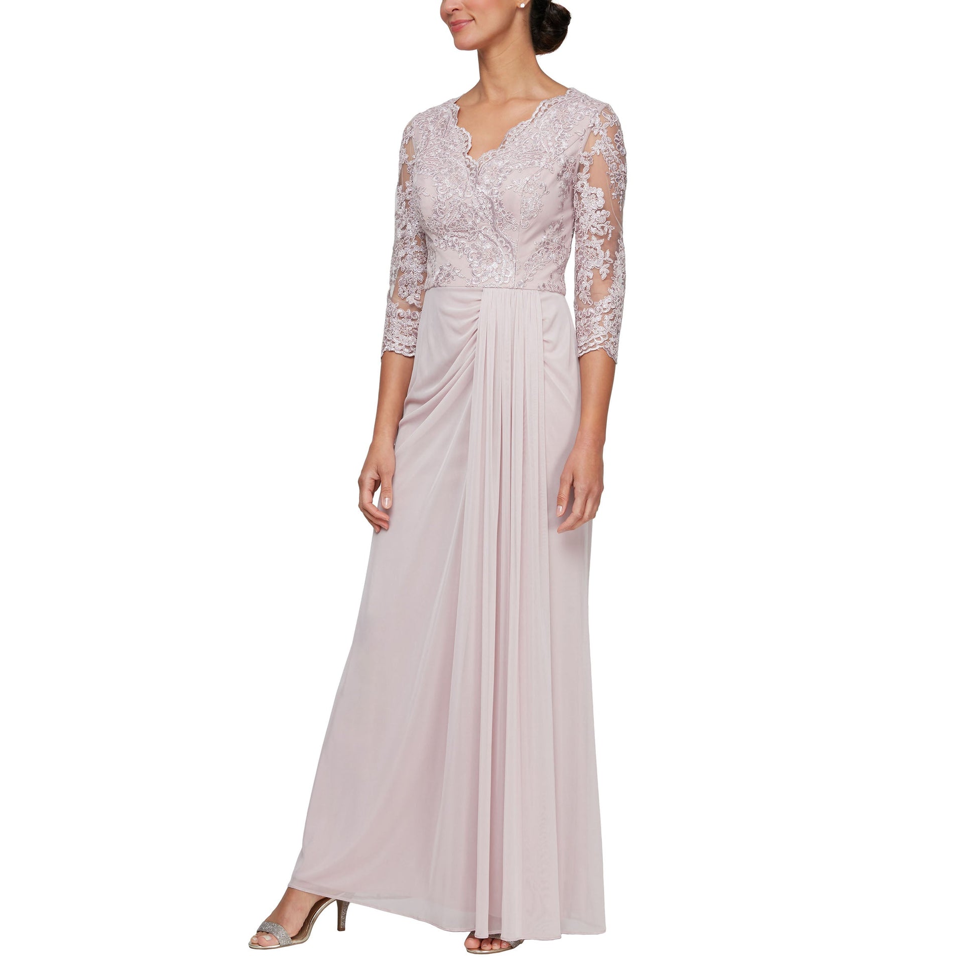 Alex Evenings 81171560 Long Formal Mother of the Bride Dress – Wavlynn