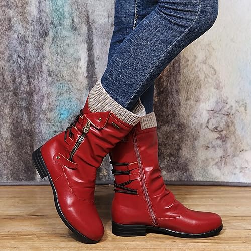 Women's black vegan leather ankle boots with sleek winter-ready design and chic contemporary style