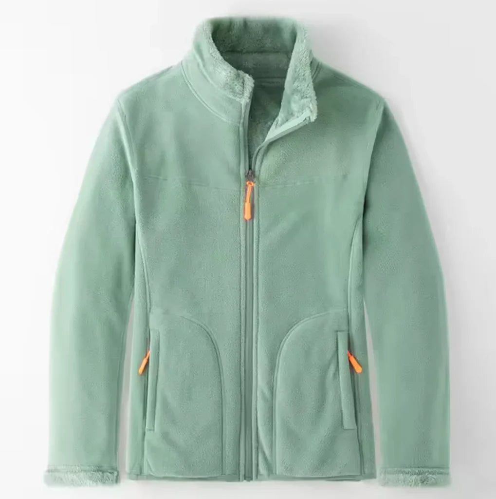 Wavlynn men's full-zip fleece jacket with plush lining, regular fit, cozy warmth for cool weather